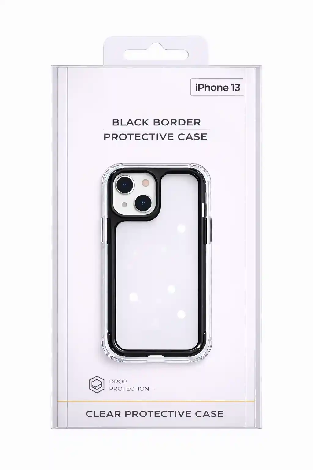 Black Border Protective Case For iPhone 13