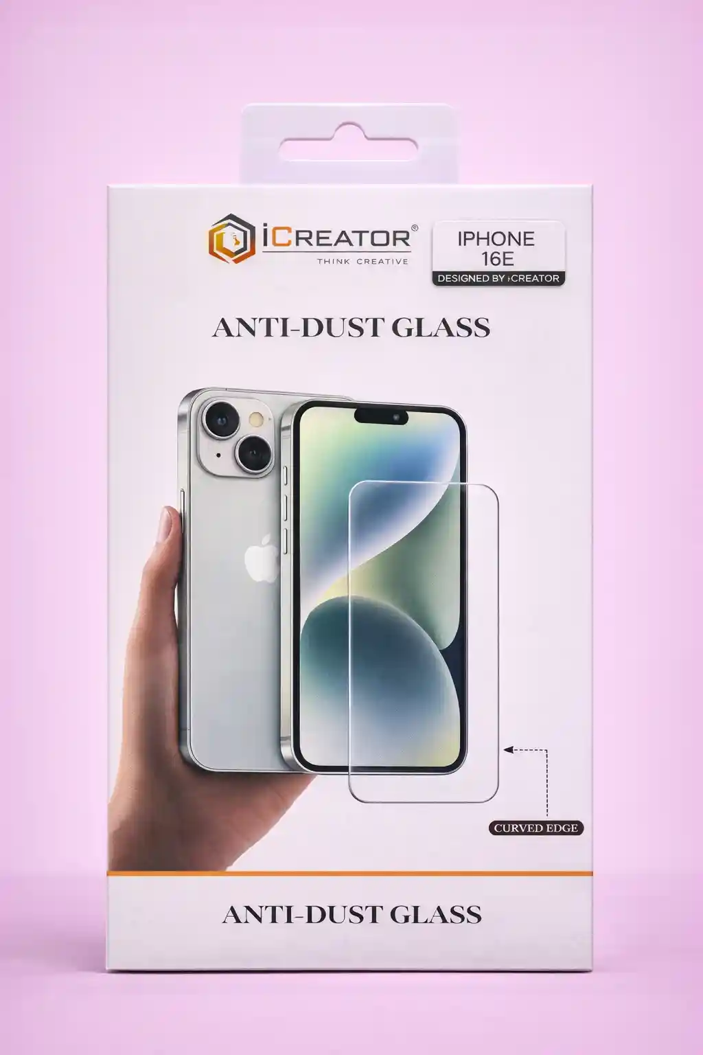 iCreator Anti Dust Glass For  iPhone 16 e