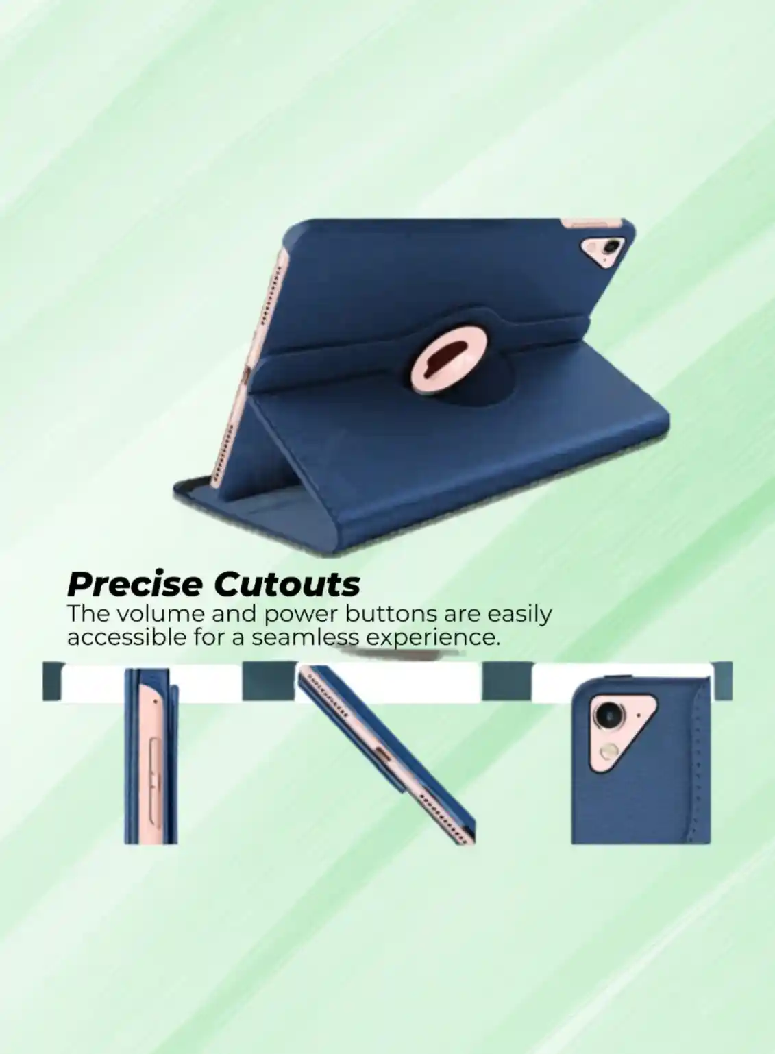 360° Rotating Leather Case for Apple iPad (All Models)