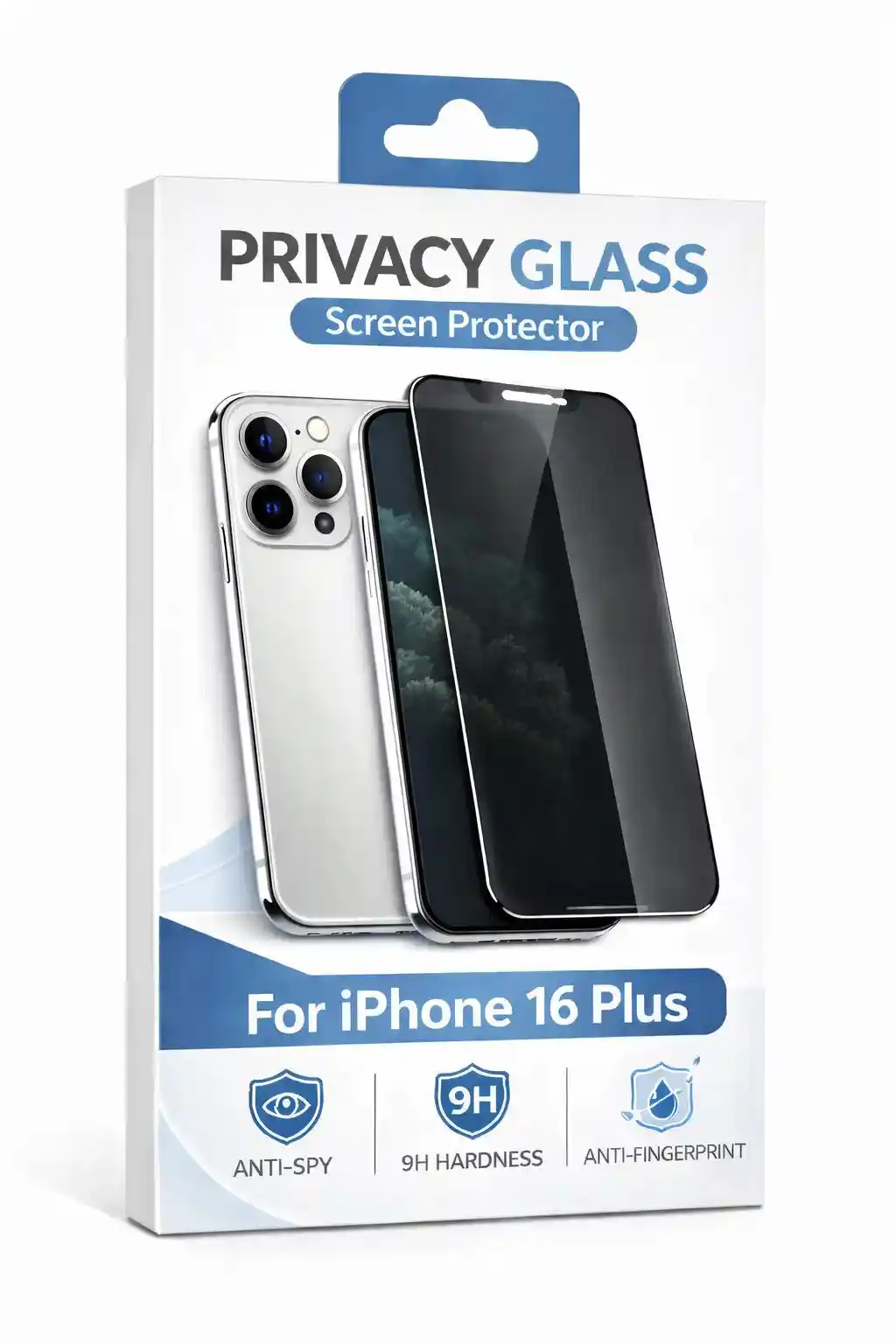 Privacy Glass for iPhone 16 Plus
