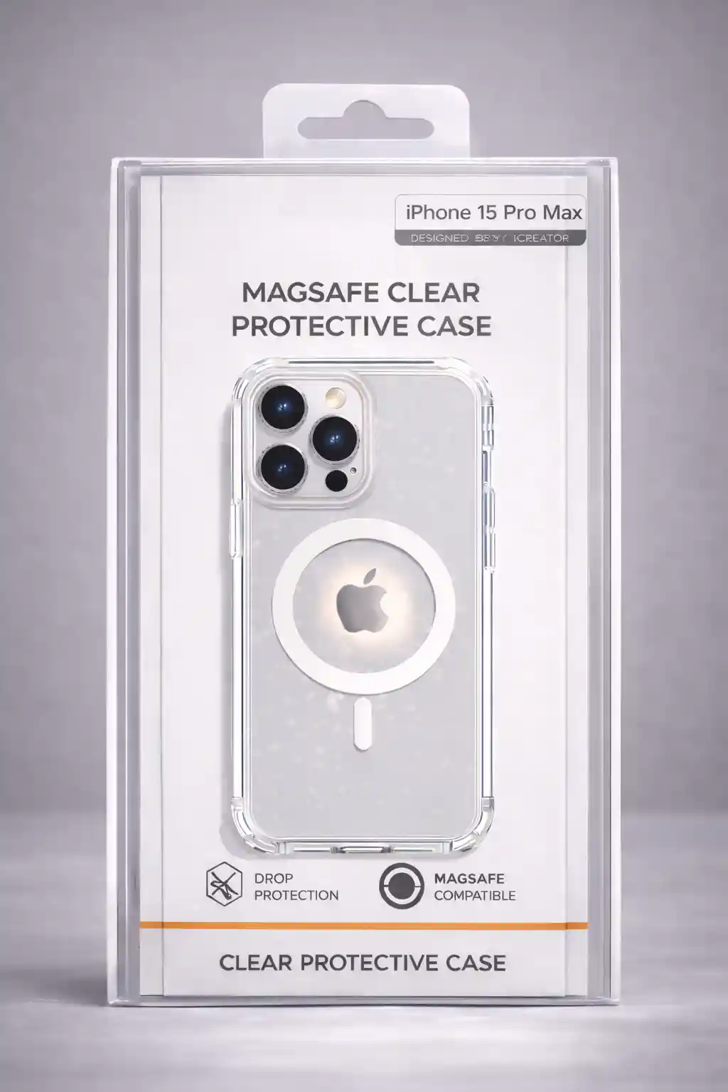 	 Protective Back Cover With MagSafe For  iPhone 15 Pro Max