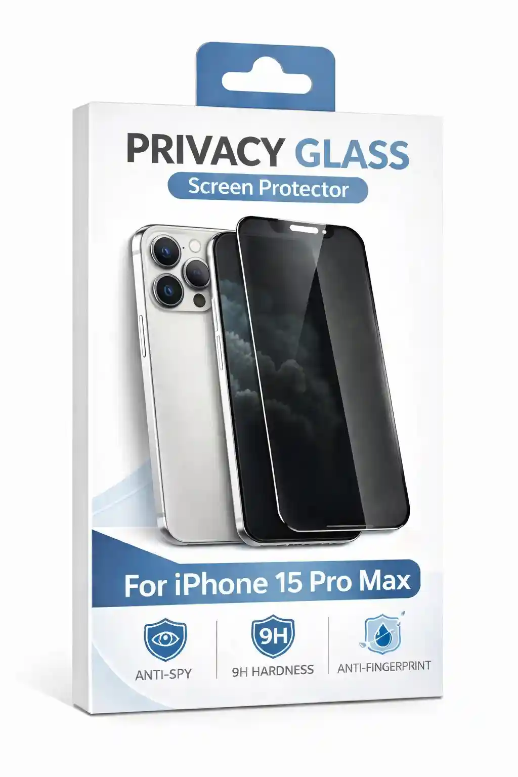 Privacy Glass for iPhone 15 Pro Max