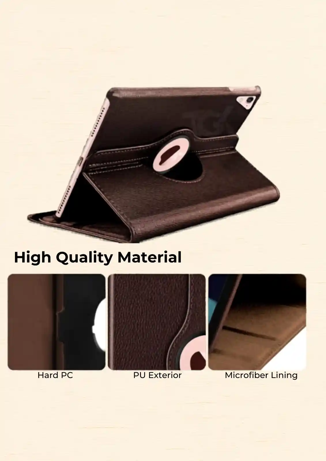 360° Rotating Leather Case for Apple iPad (All Models)